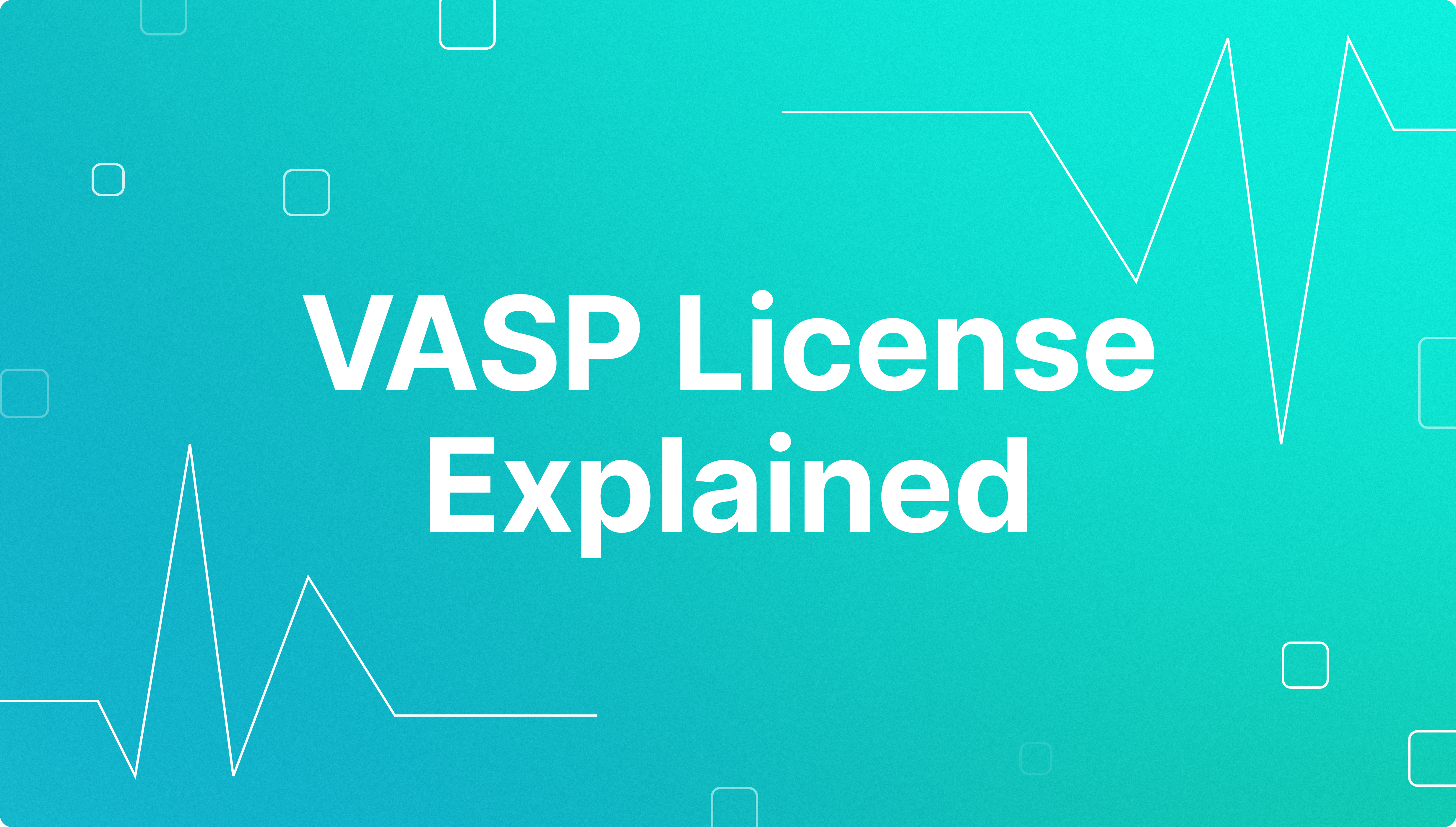 VASP 라이선스 - 무엇인가요? 그리고 왜 필요한가요?